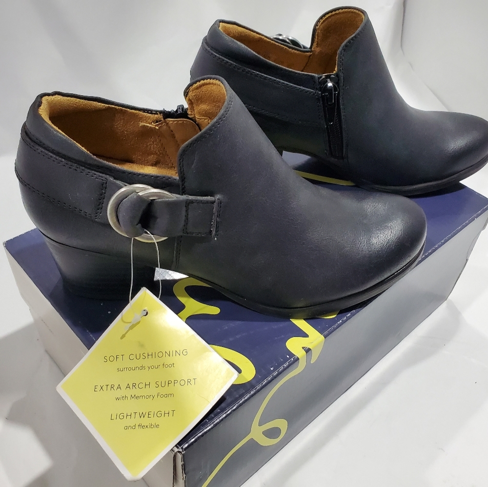 Natural Soul Candie Black 10 Boot